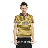 Wholesale Cotton Stripes Design Shirts Men Polo T-shirt thumbnail-3