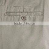 Brushed Fabric Denim Straight Khaki Pants thumbnail-6