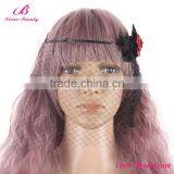 Wholesale Covered Face Masquerade Party Lace Mask With Red Rose thumbnail-2