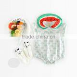 2017 Super Lovely Watermelon Printed Pack Hip Infant Climbing Clothes thumbnail-4