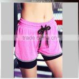 Seamless Compression Sports Custom Bodybuilding Quick Dry Spandex Shorts Women thumbnail-5