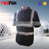 Cotton Blank T-shirts Children Yellow Short-sleeved Sport Warning Security T-shirt Roadway Safety T-shirt thumbnail-6