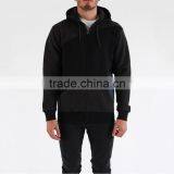China Factory Black Hoodies 100% Cotton Pullover Hoodie for Man thumbnail-1