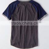 MGOO Factory Supplied Three Button Collar Dry Fit T-shirt Mens Curved Hem Plain T Shirts thumbnail-5