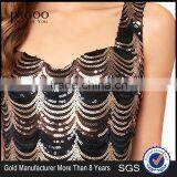 MGOO High Quality Wholesale New Arrival Women Sequin Vestidos China Elegant Evening Dress Bodycon Knee Length Dress #25106036 thumbnail-5
