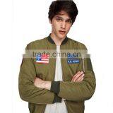 Best Selling Men's Patch Jacket Bomber Jacket Custom Men's Clothing thumbnail-3