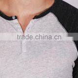 Two-color Long Sleeve T-shirt, Long Sleeve Baseball t Shirt thumbnail-3