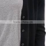 New Arrival Long Sleeve Loose Style Cotton Button up Black Cardigan Women thumbnail-4