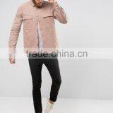 2017 Newest Arrival Customized Colors Size t Shirt Style Light Pink Men Plain Sports Jacket With Button and Two Quare Pocket thumbnail-4