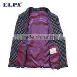 ELPA 2016 Style NXB0025 Boy Gender Plus Size Check Boy Blazer With Red Elbow Patch thumbnail-6