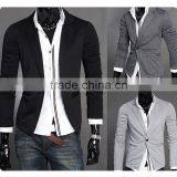 Latest Hot Sale England Style Fashion One Button Design Slim Men Jersey Casual Blazer thumbnail-5