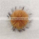 Myfur Wonderful Full Round Real Raccoon Fur Made Dyed Wholesale Fur Pom Poms thumbnail-4