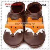 2016 Fox Design Cute Pattern Genuine Cow Leather Baby Shoes thumbnail-1