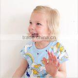Wholesale Unicorn Short Sleeve T-shirt Clothes Cotton Tees Kids Clothing thumbnail-3