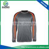 New Arrival Contrast Color Quick Dry Stretchy O-Neck Long Sleeve Men's Sport T-Shirt thumbnail-1