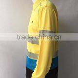 Hot Sale hi Vis Contrast Color 3M5510 Segmented Tape Safety Man Reflective Polo Shirt thumbnail-3