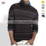 Men's Melange Color Wool Turtleneck Sweater thumbnail-1