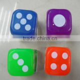 TPR LED colorful fidget Dice Shape high Bouncing Ball custom design