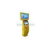 Free Standing Touch Screen Information Kiosk With Camera For Airport