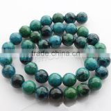 Latest design beads different size round chrysocolla stone beads