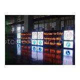Outdoor Scrolling Variable Message Signs Single Pillar Long Life Span