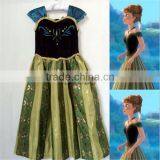 New Kids Dress Frozen Anna Princess Dress Frozen Girls Dress Lace Evening Dress thumbnail-1