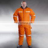 Wholesale oem ski racing suit workwear clothing in cold room jacket freezer suit