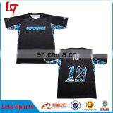 Ditigal Printing New Style T-shirts Custom Sublimation Full Dye Black Baseball Tops/jerseys thumbnail-3
