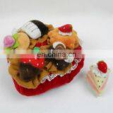 plush birthday cake toy decoration