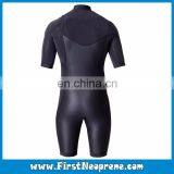 Customize 2/3MM Premium Neoprene CR Men Short Sleeve Underwater Shorty Diving Suit thumbnail-4