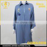 2017 New Fashion Womens Plus Size Elegant Casual Maxi Dress Long Sleeve thumbnail-1