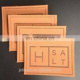 Fashion Desiagn Cheap Price Real Leather Patch/custom Vans Leather Label for Shoes