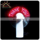 Programmed Light Up Handheld Mini Fan With LEDs in Shenzen Factory
