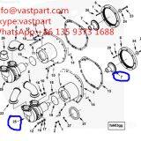 Cummins KTA38 Engine Sea Water Pump 3085649 3049157 and Gear 3008841 thumbnail-3