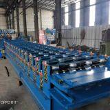 Glazed Trapezoidal Sheet Roof Tile Wall Panel Roll Forming Machine Good Sale thumbnail-5