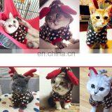 Wholesale Dog Pet Cat Xmas Elk Winter Point Plush Clothes Hoodie Sport Overcoat thumbnail-5