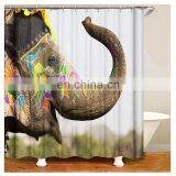 I@home Mildew Resistant African Art Shower Curtain Elephant 180cm x 180cm Polyester Waterproof thumbnail-5