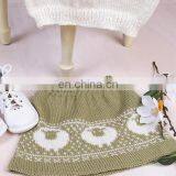 Knitted 100% Cotton Kid Girl Knitted 2pcs Set On SALE 2020 Knitted Top and Pant thumbnail-4