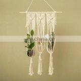 Cotton Rope Macrame Flower Pot Holder Indoor Outdoor Hanging Planter Basket thumbnail-2