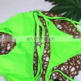New Three Pieces Custom Design String Bikini Leopard Swimwear beachwear women sexy bikinis 2020 swimwear