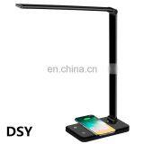 Amazon Hot Selling Led Flexible Aluminum Led Lamp With Wireless Charging Desk Lamp Bedside Lamp thumbnail-2