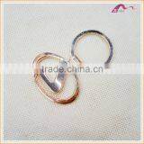 Quality Guaranteed Rose Gold Brand Car Logo Keychain Ring Holder thumbnail-1