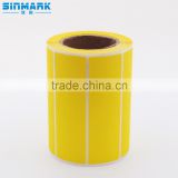 SINMARK Color series Yellow synthetic paper sticker paper label