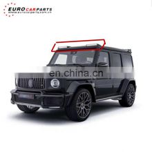 2019y G class W464 B style carbon fiber material roof spoiler for w464 G63 G65 G500 G550 G350 front wing with LED running lights