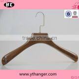 Luxury Brown Matches Wooden Hanger With Notch for Wholesale thumbnail-2