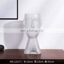 European Style Decorative Vases Transparent Glass Flower Tall For Weddings Decor Luxury thumbnail-4