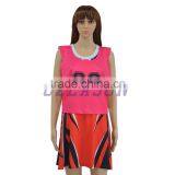 Professional Custom Latest Sport Design Netball Uniforms for Girls thumbnail-2