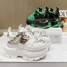 Factory Direct Sale Christmas High-top Thick-soled Luxury Fashion All-match Trend Custom Leather Shoes Breathable Sneakers thumbnail-2