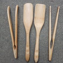 Small bamboo spoon for tea 7.2inch bambu tong set/ wholesale bamboo wooden itmes