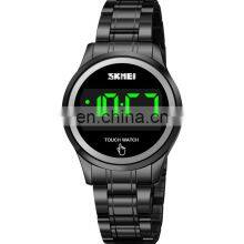 New Arrival Skmei 1737 Touch Screen Gold Luxury Led Watch for Lady Wristwatch Price Waterproof 3ATM thumbnail-3